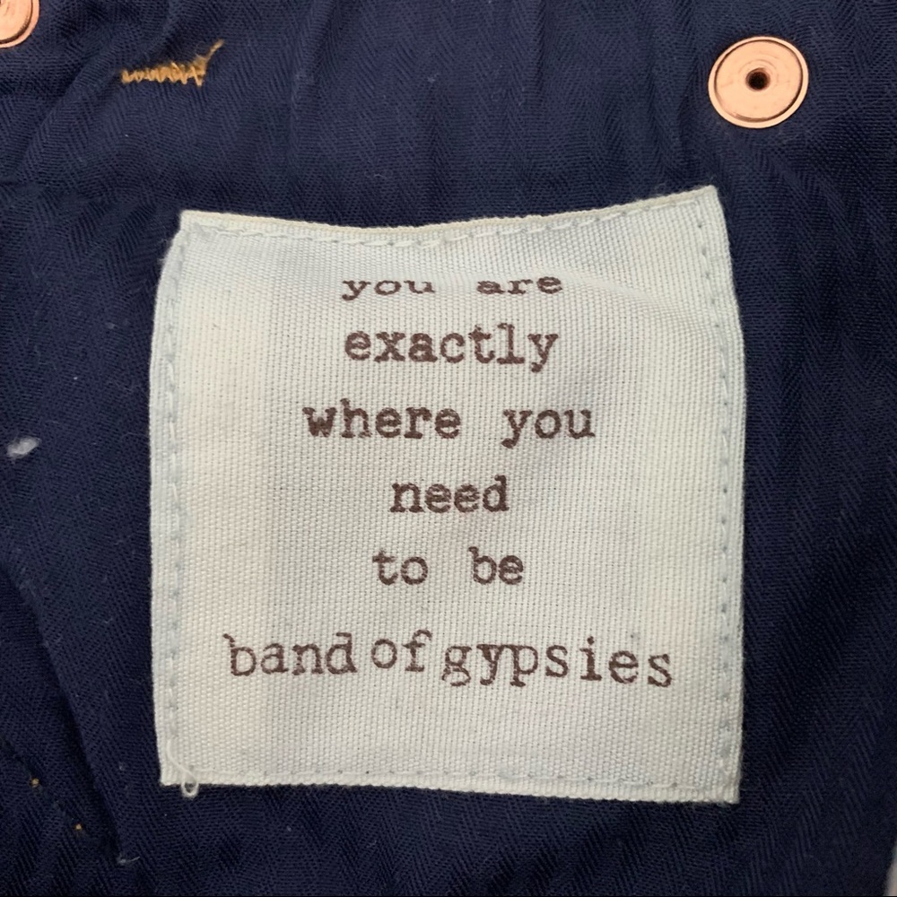 Band of Gypsies Zoey Frayed Hem Button Fly Distressed Shorts Size 25 - Picture 10 of 12
